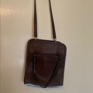 Brown Leather Shoulder Bag